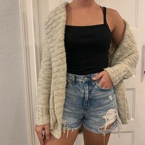 Oversized Off-White Medium Sweater